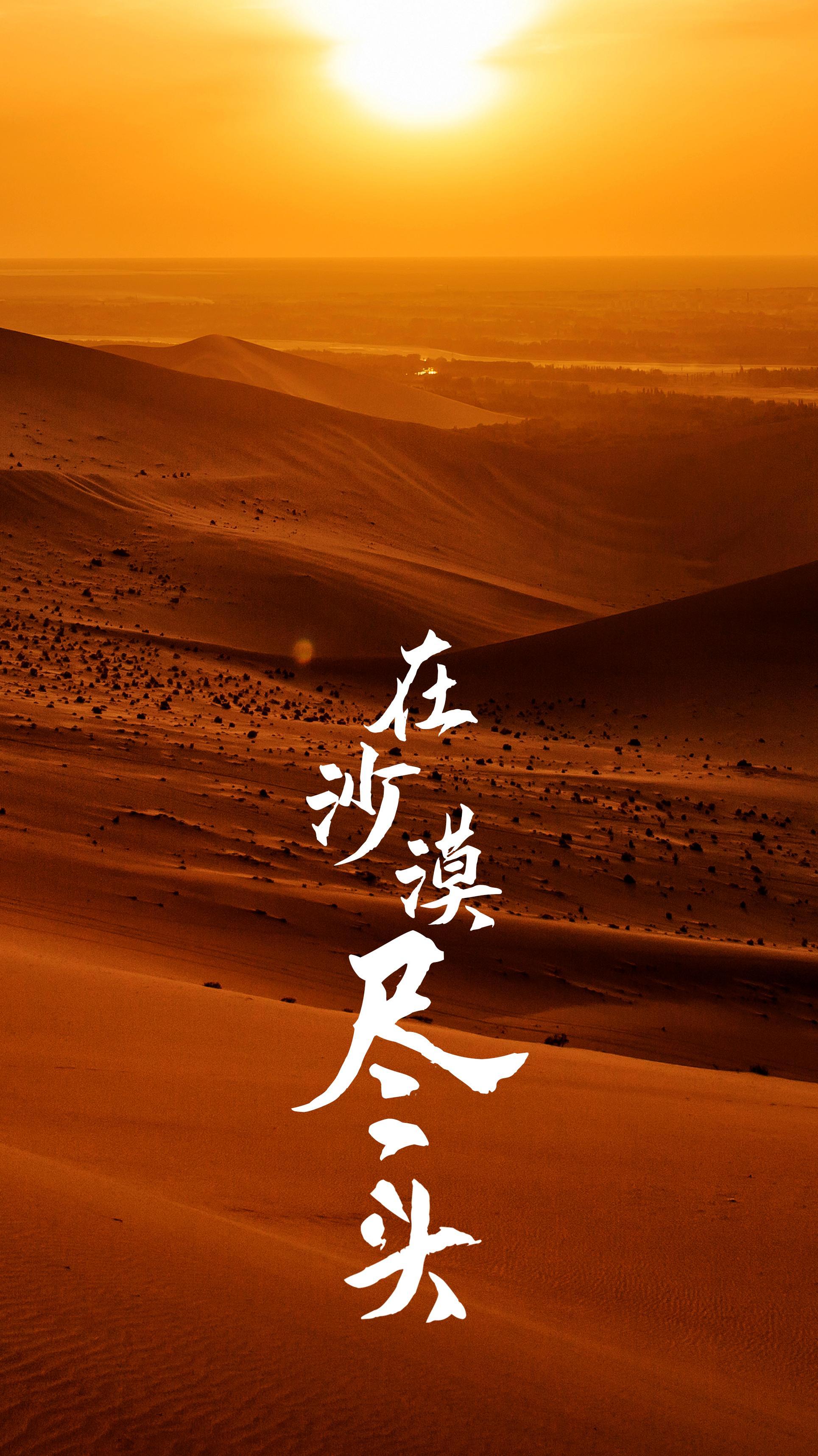 在沙漠里的人